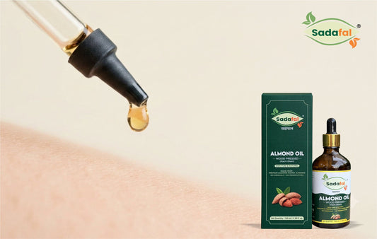 Sadafal Almond Oil for Skin used for eczema and sensitive skin conditions