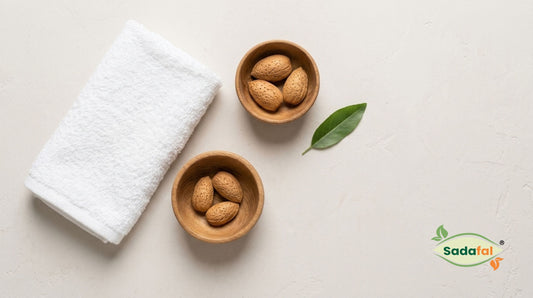 Sadafal Almond Oil for Face and Hair suitable for teenage skin and hair