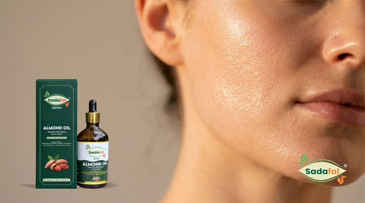 Sadafal Almond Oil for Face used for natural face glow
