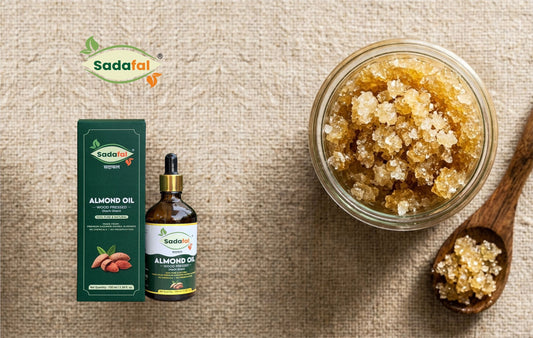 DIY Almond Oil Sugar Scrub for Soft, Glowing Skin