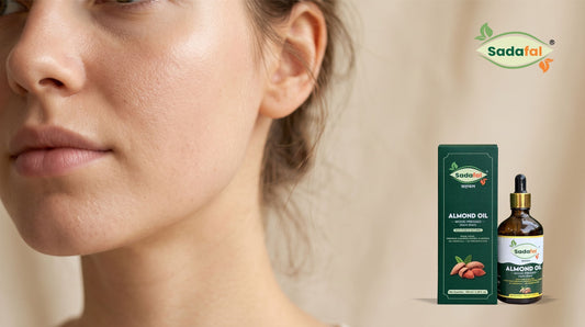 Sadafal Almond Oil for Face used for acne, pigmentation and uneven skin tone