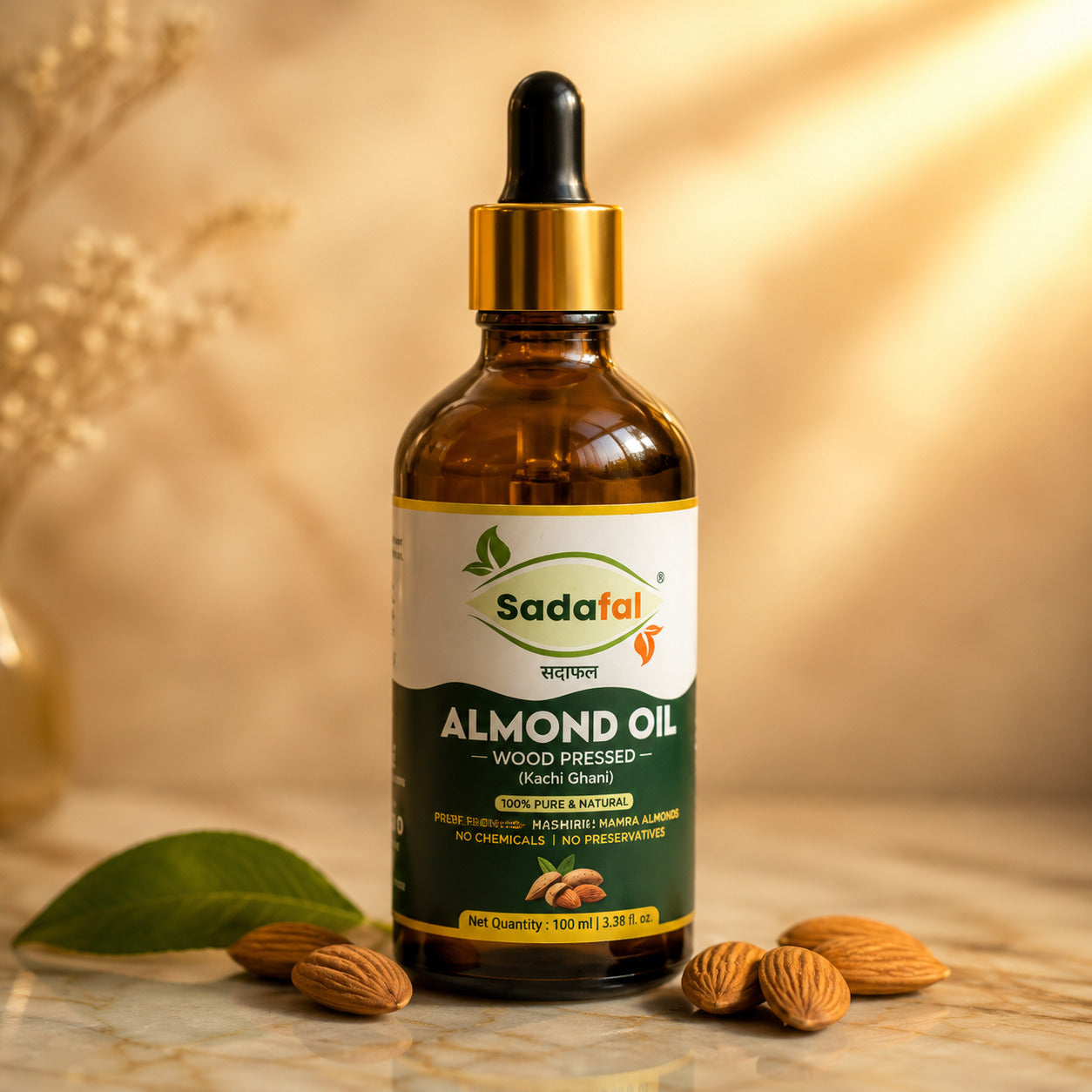 Sadafal Kashmiri Mamra Almond Oil Instagram highlight 2
